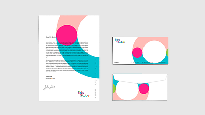 Eduglobe - Corporate materials adhd adobe bagstudios brand identity branding colorful cool design digital font fun futuristic illustration minimal polish design school stationery design stationery set visual identity