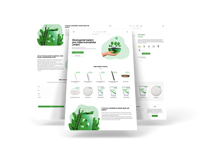 Eco Products - Simple website concept design e shop ecology eshop landing page products shop ui ux webdesign website website concept website design