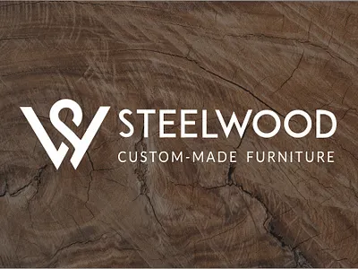STEELWOOD LOGO DESIGN design flat logo minimal vector