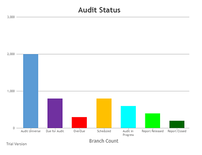 Audit Progress Dashboad fintech