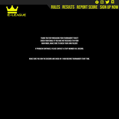 Crown E League Ticket Purchase