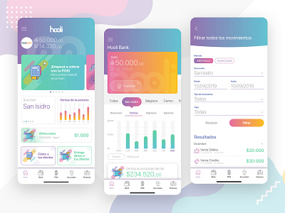 Hooli Merchant - UX/UI app app design biometric experience design market marketplace merchant mobile mobile app mobile app design mobile design mobile ui sell ui user experience user interface user interface design ux