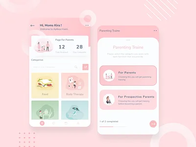 Pastel Color App - Parenting App 👫 app baby app branding branding design design figma graphic design icon illustration logo parenting app pastel color popular shot ui ui design uiux ux vector