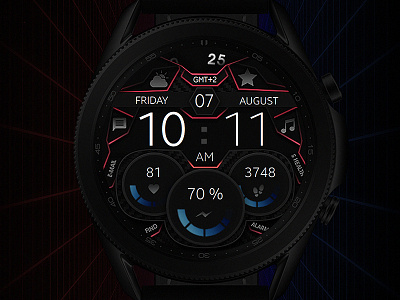 Dream 49 - Watch Face active classic cyber cyberpunk design digital electronics galaxy watch galaxywatch graphic design illustration samsung smart smartwatch sport tech technology watch watchface wearable