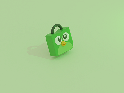 tokopedia maskot 3d animation 3d art 3dblender blender 3d blender3dart design illustration tokopedia tokopediadesign