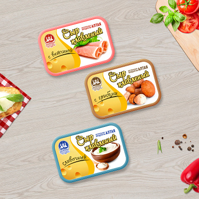 Сheese design packaging design