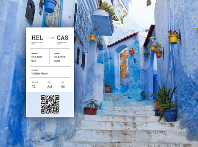Daily UI #024 - Boarding Pass