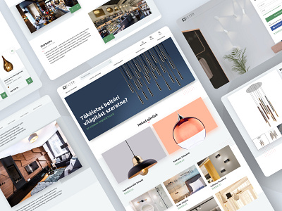Elter website reDesign clean ui e comerce e commerce design ecommerce interaction design lamp shop redesign responsive design ui ui design ux ux desgin uxui webdesign webshop website redesign