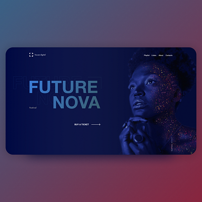 Future Nova typography ui ux ux design uxui uxuidesign web web design webdesign website