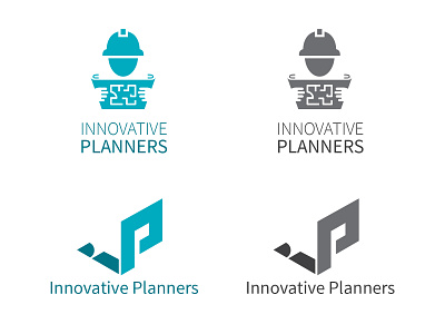 INNOVATIVE PLANNERS LOGO IDEA branding logo