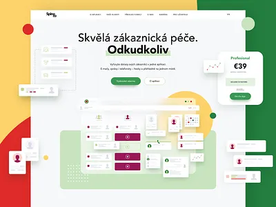 SPINOCO - Connect. Track. Manage. adobe xd avenir design digital homepage illustration landing landing page landing page design landingpage tracking tracking app ui ui illustration webdesign website