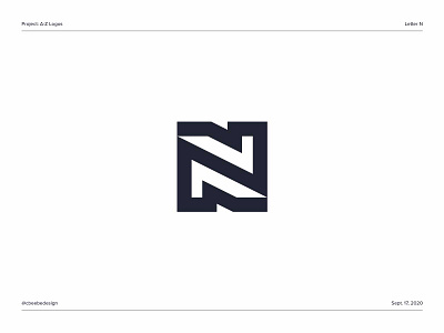 A-Z Logos: Letter N brand design branding letter n logo lettermark logo logo design logodesign logomark minimalist logo monogram n logo negative space logo