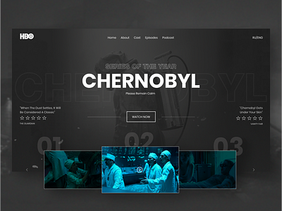 Chernobyl (HBO) chernobyl design minimal promo typography ui ui ux uiux user experience user interface user interface design userinterface ux web web design webdesign website website design