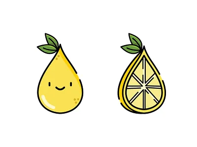 Lemon Drop Logo Designs adobeillustator branding design drop icon illustration lemon lemon drop lemonade logo logo design vector yellow