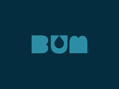 BUM app logo aqua bidet blue branding butt company logo home furnishing icon logo logo design logo mark logos logotype minimal simple wash washing water web logo