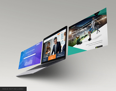 Laptop website presentation mockup design brand desktop desktop mockup high resolution identity mockup modern smart object website