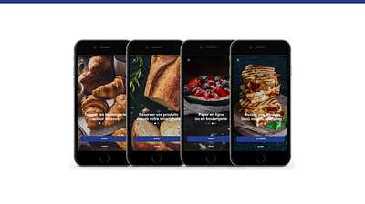 Application mobile : Ma Baguette apps design design food french logo ui ux