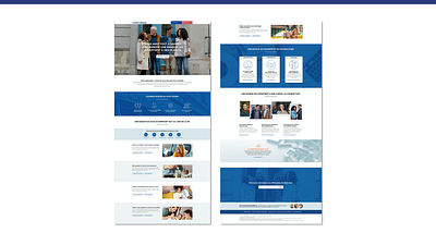 Refonte site web de prospection du Crédit Mutuel banque crédit mutuel design refonte ui ux