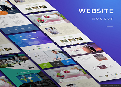 Website mockup design desktop desktop mockup high resolution identity mockup smart object website