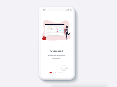 HDC Fitness - Onboarding Screens animation fitness fitness app onboarding screen onboarding ui ui ui design ux ux design xd animation xd design