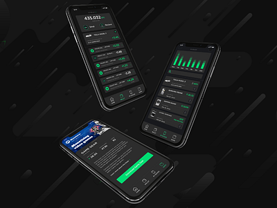 Ethereum Classic Wallet blockchain crypto crypto wallet dark ui design ethereum green ios ui wallet