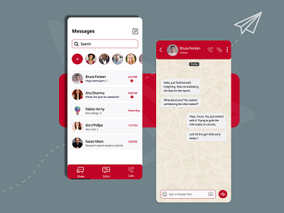 Direct Messaging dailyui direct messaging interaction design ui uidesign user interface design