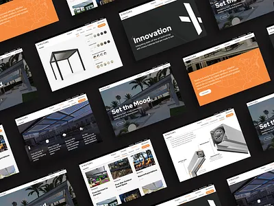 StruXure Website Design atlanta corporate design creative direction home improvement orange ui design uidesign uiux user experience webdesign website website design