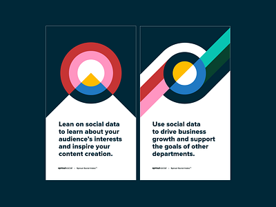 Sprout Social Index Social Templates bold data visualization dimension editorial illustration instagram instagram template layout layout design social media social templates template templates