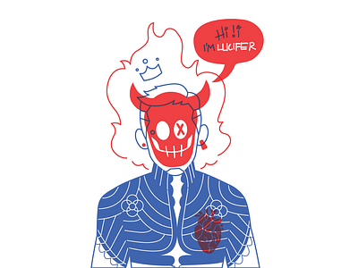 Hi! Im Lucifer Morningstar lucifer skull yakuza