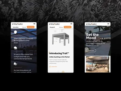 StruXure Mobile UI Design building design development home improvement mobile mobile ui products ui ui ux uidesign ux uxdesign