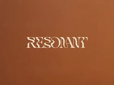 Resonant arn° branding custom design font letters logo minimal resonant type typography vector wordmark