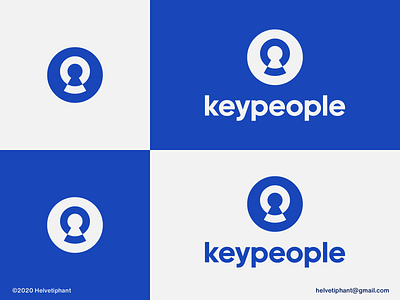 keypeople 2 - logo concept brand design brand designer branding creative logo headhunter icon key hole logo logo design logo design concept logo designer logoidea logoinspiration logomark logotype mark negative space logo recruiting