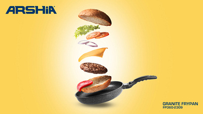 Arshia Frying Pan branding design web