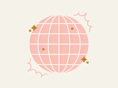 Disco Party! 70s dance digital illustration disco disco ball illustration party pink sparkle