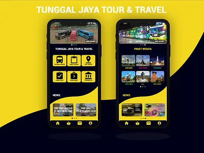 UI Design Untuk Aplikasi Android PO BUS app branding design illustration onlinetikceting ui uidesign uidesigner