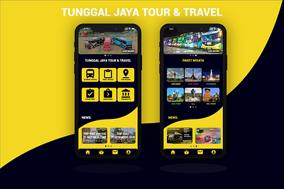 UI Design Untuk Aplikasi Android PO BUS app branding design illustration onlinetikceting ui uidesign uidesigner