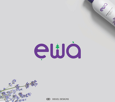 Ewa body lotion brand identity brand design brand identity branding concept design lettermark logo logo design minimalist wordmark