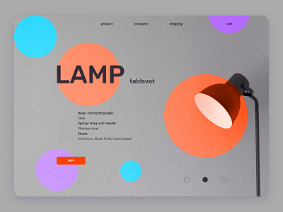 e-commerce shop design daily dailyuichallenge design gray lamp minimal shapes ui web webdesign