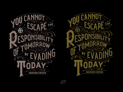 from abraham lincoln design drawing handdrawn illustration lettering type typography vector vintage