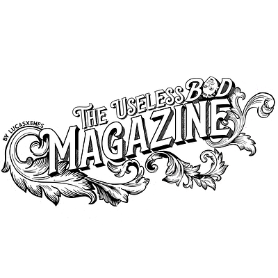 The useless ''Bad Magazine'' black white blackandwhite branding design flat graphic design illustration illustrator minimal photoshop vintage