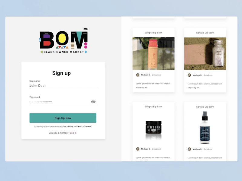 Sign up page motion animation app design design challenge figma interaction prototyping ui uidesign ux