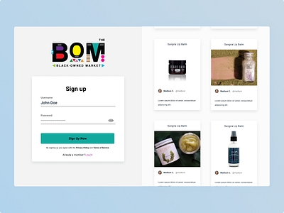 Brand Partner Sign Up Flow animation app cosmetics design design challenge figma interaction partner business prototyping ui uidesign ux