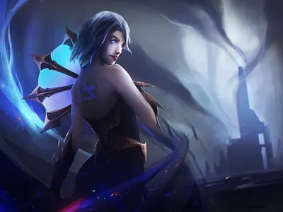 Aria - the eye storm air air element aria art character characterdesign digital art digital panting fantasy art fantasyart illustration splash art