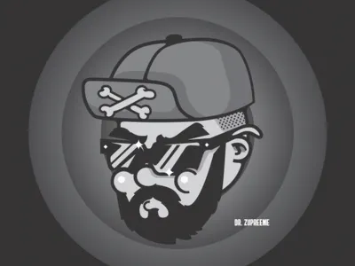 Dr.Zupreeme cartoon cartoon character cartoons hiphop illustration mexican mexico rap