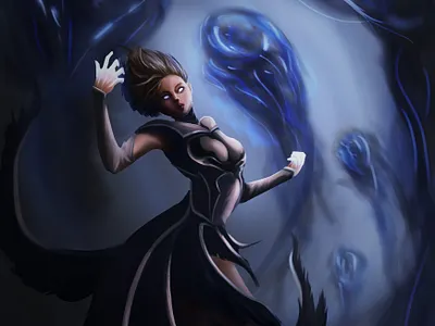 Arella art character characterdesign digital art digital panting fantasy art fantasyart illustration splash art