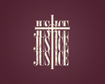 Justice T-shirt Design christian cross faith grace jesus justice loyal design tshirt art tshirt design tshirtdesign typography