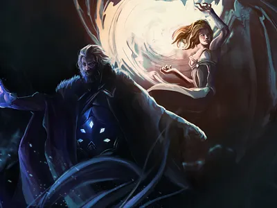 Fight with me character characterdesign digital art digital panting fantasy art fantasyart illustration splash art