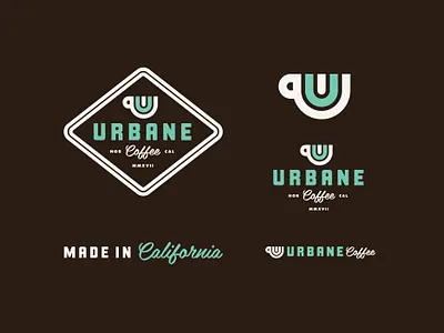 Urbane Coffee brand brand identity coffee shop logo logos packaging