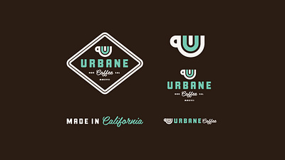 Urbane Coffee brand brand identity coffee shop logo logos packaging