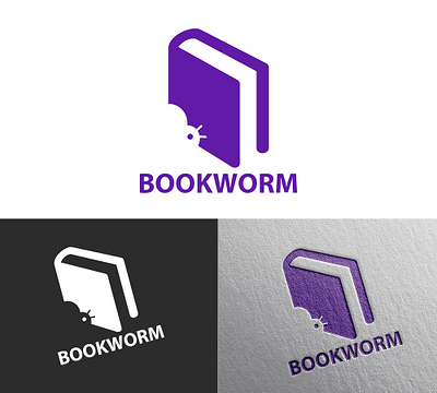 BookWorm logo logo design